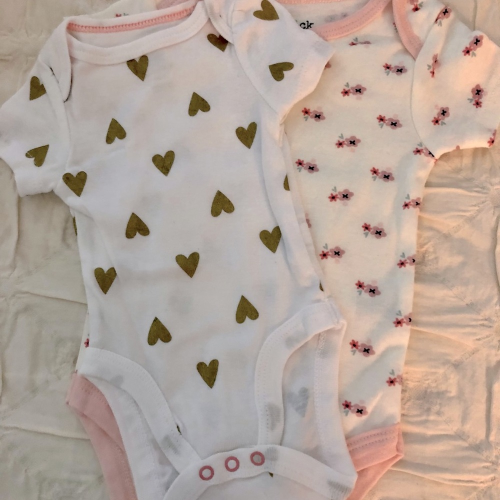 2 BabyGirl Onesies